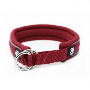 3cm RR - Burgundy Dog Collar
